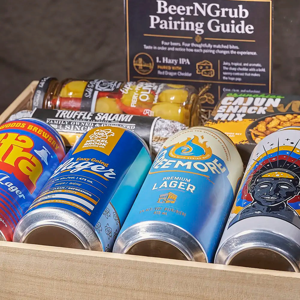 The Fiery Bold Lager Snack Set
