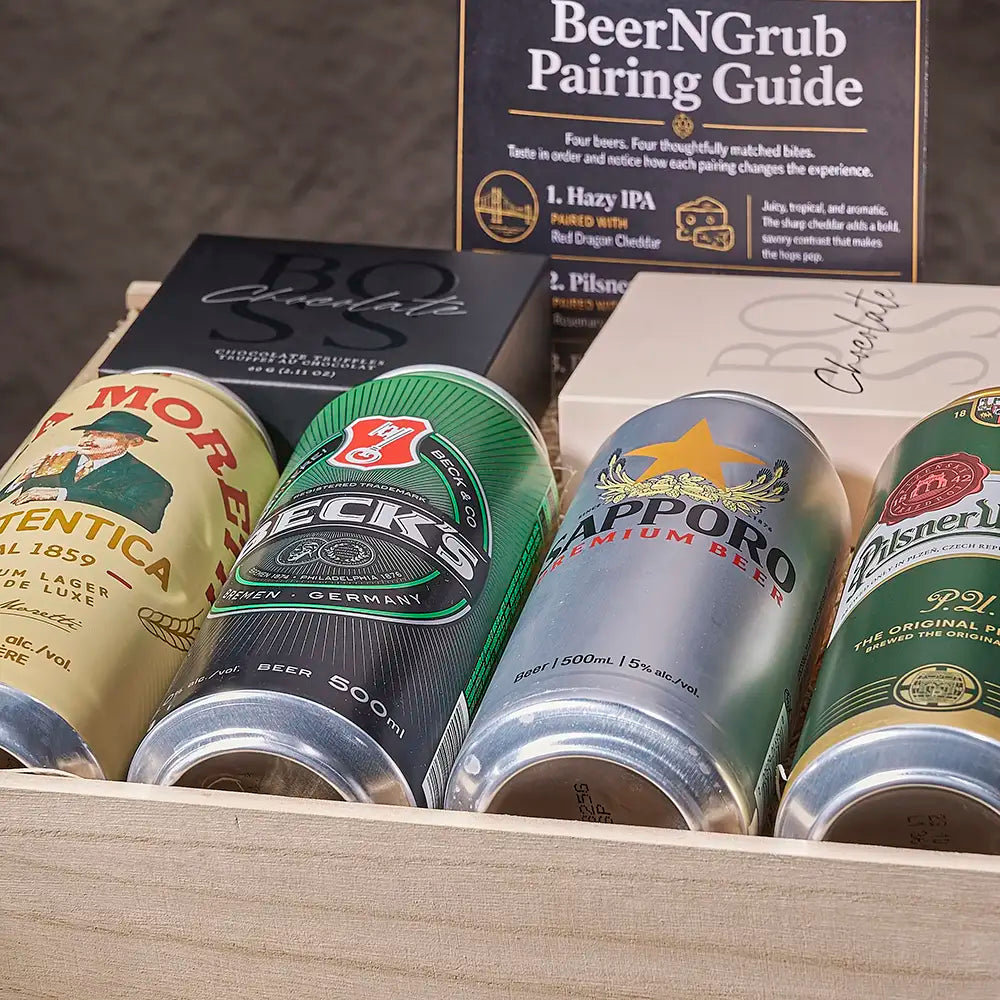 Lagers & Decadent Chocolates Crate