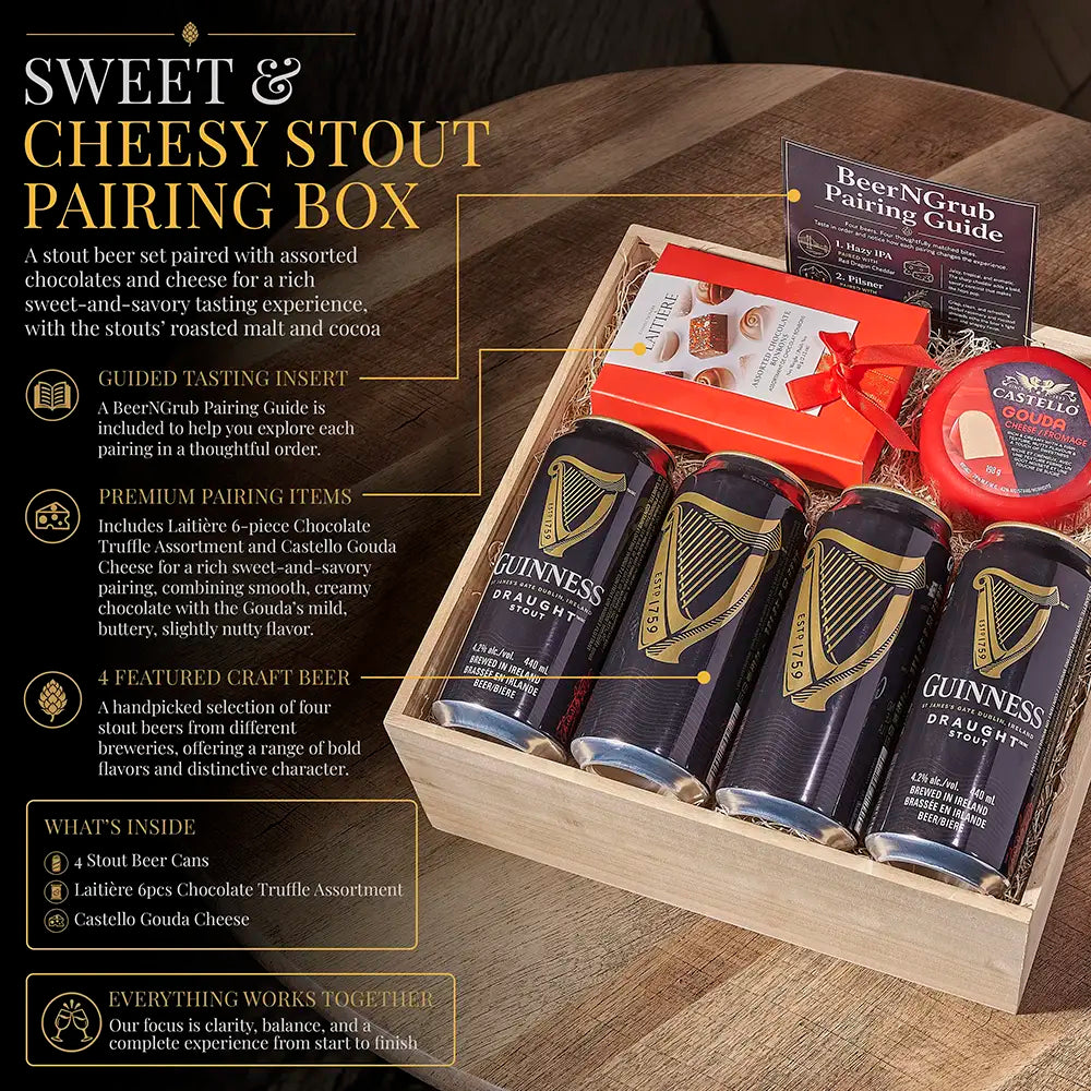 Sweet & Cheesy Stout Pairing Box