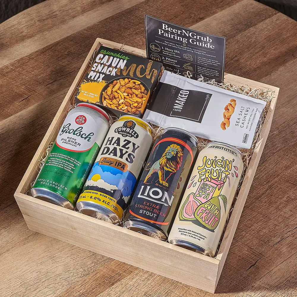 Craft Brews & Crunchy Bites Box