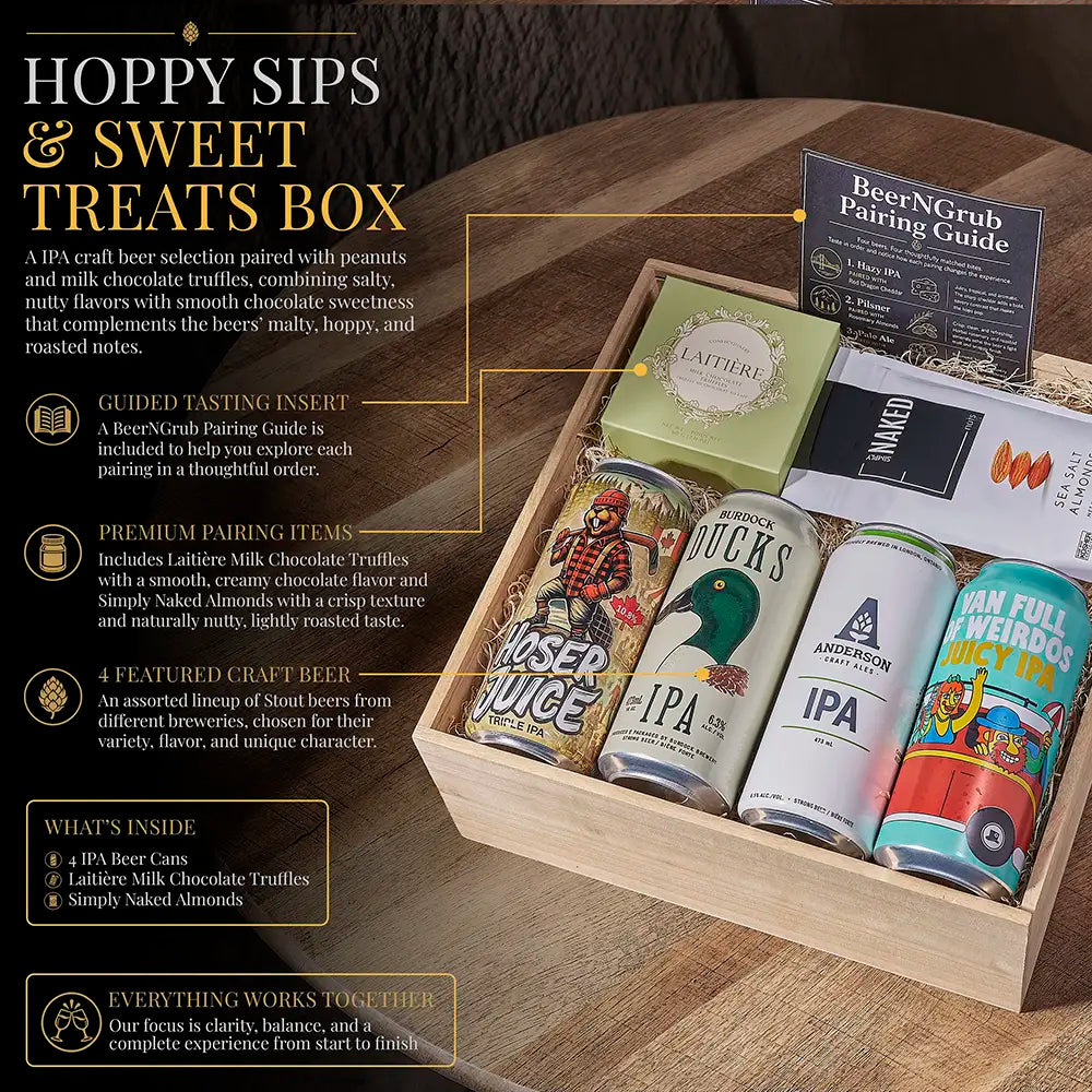 Hoppy Sips & Sweet Treats Box