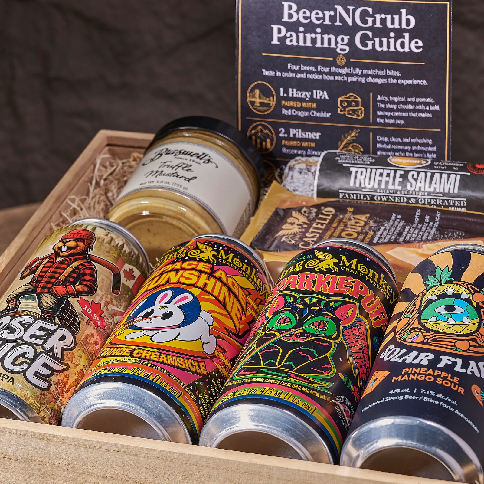 Mixed Craft Beer & Truffle Pairing Box