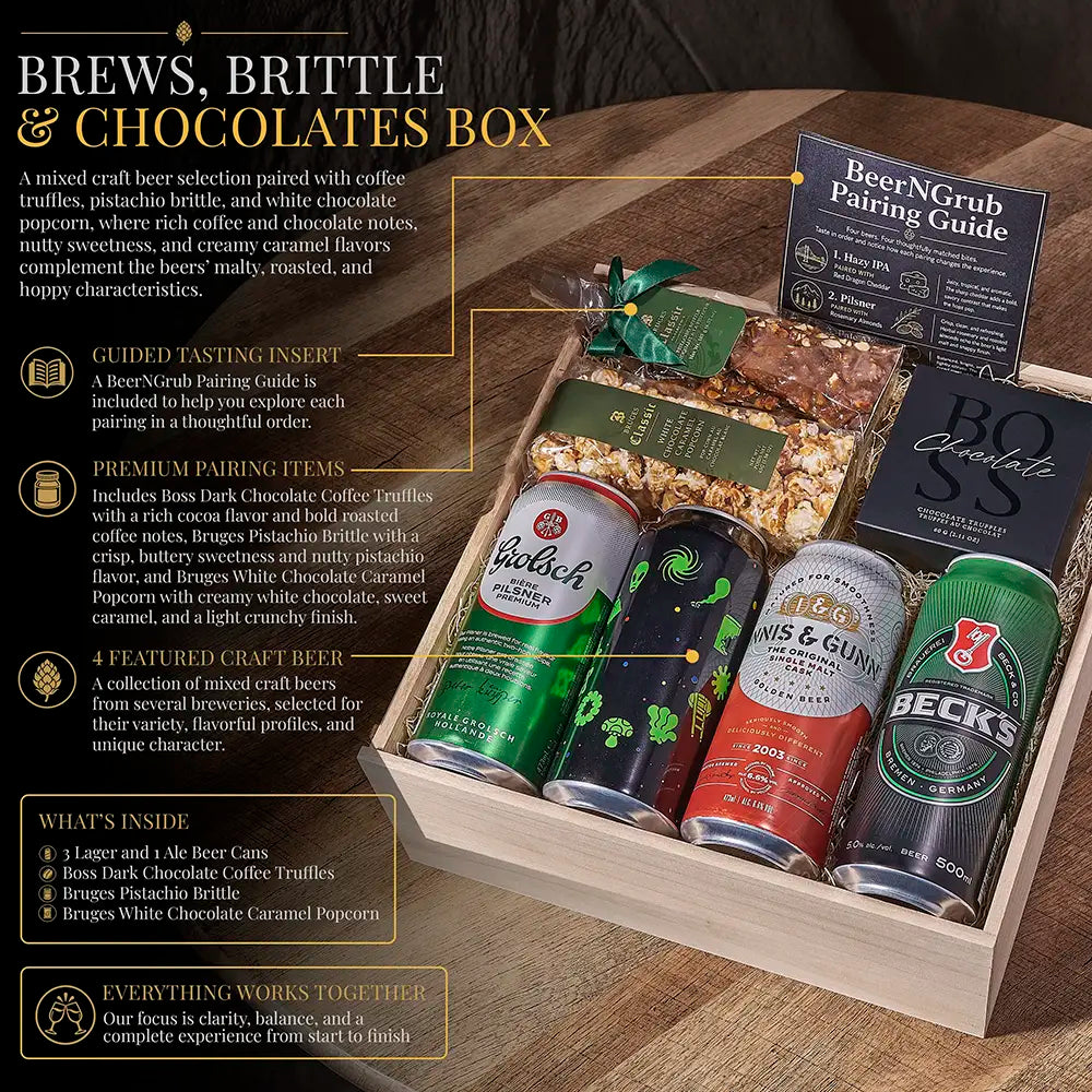 Brews, Brittle & Chocolates Box