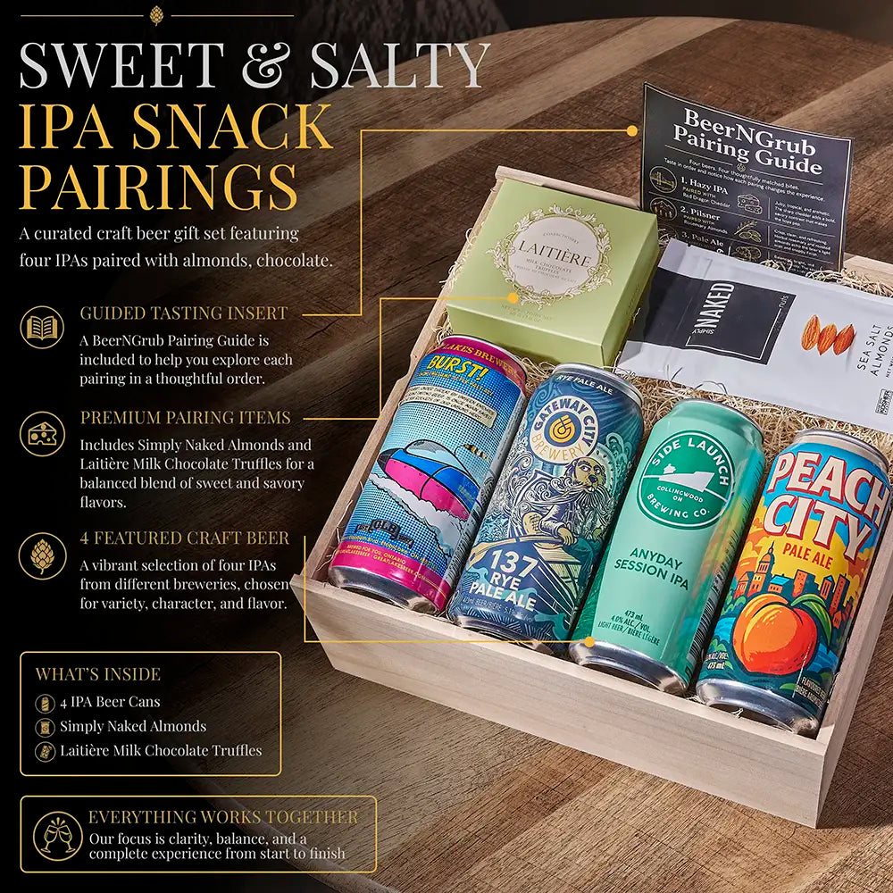 Sweet &amp; Salty IPA Snack Pairings 