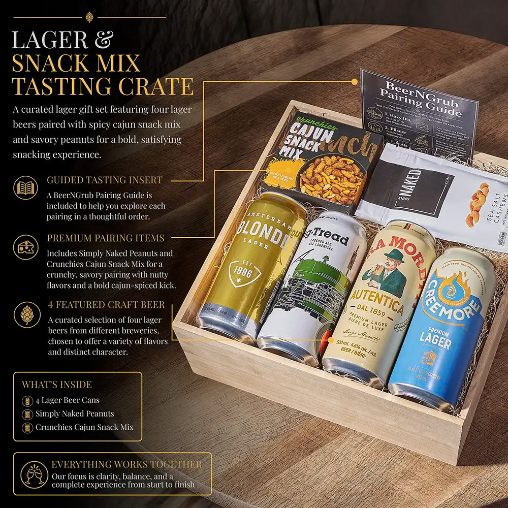 Lager & Snack Mix Tasting Crate