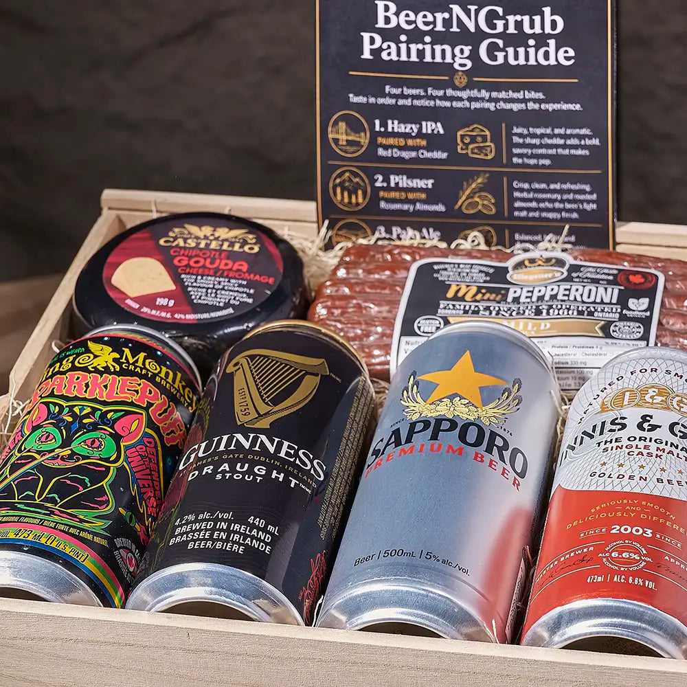 Beer, Gouda & Pepperoni Pairing Crate