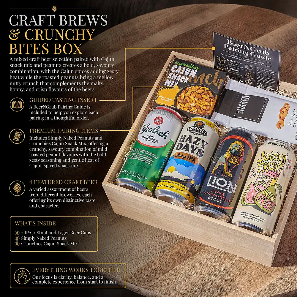 Craft Brews & Crunchy Bites Box