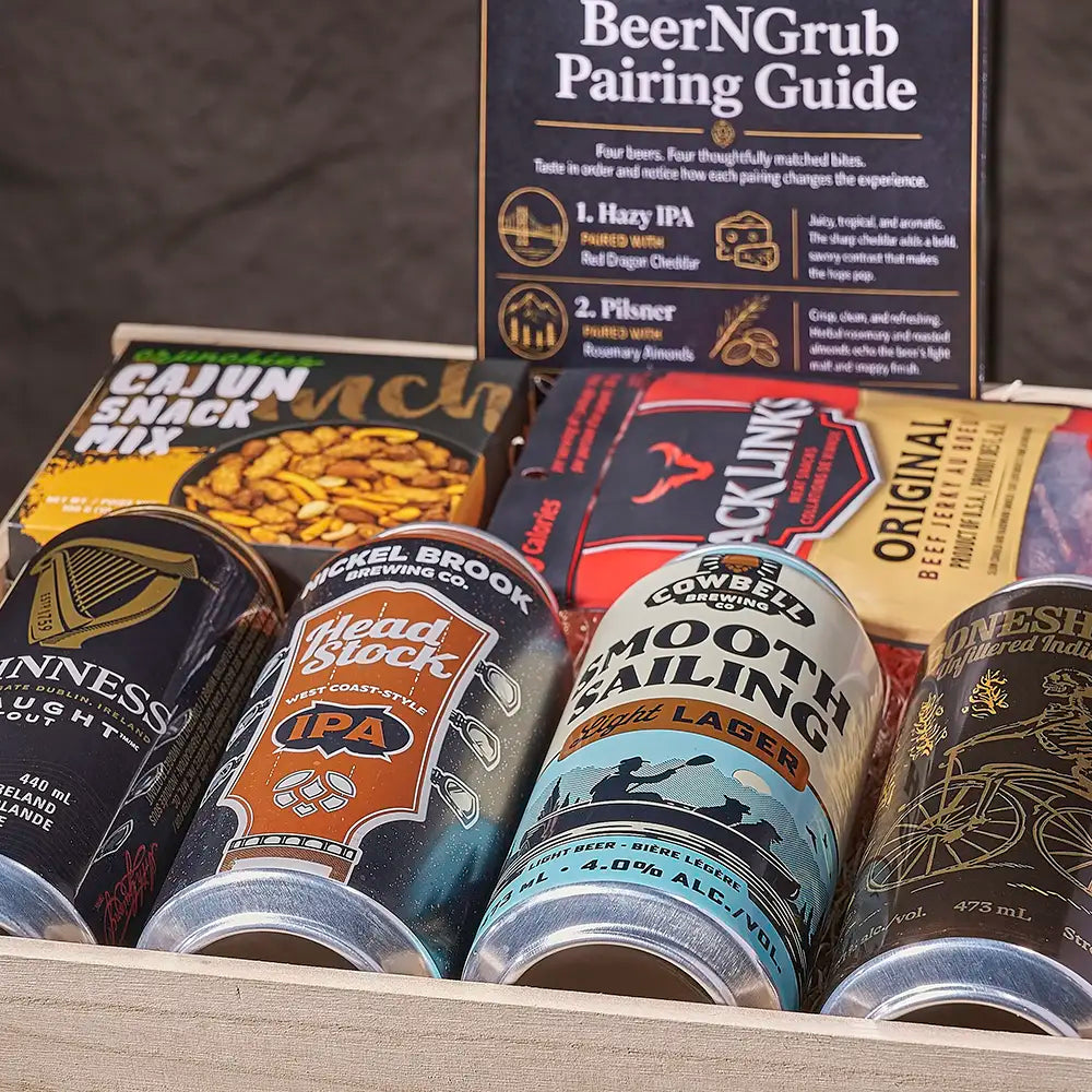Beer, Jerkey & Cajun Crunch Box