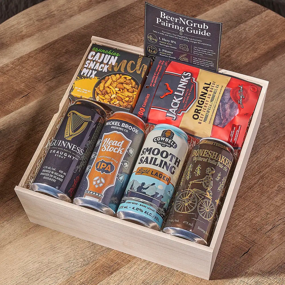Beer, Jerkey & Cajun Crunch Box