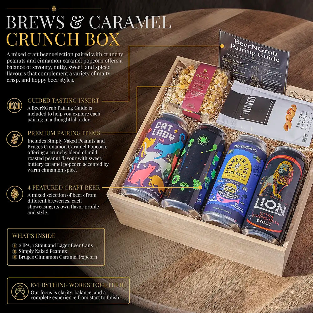 Brews &amp; Caramel Crunch Box