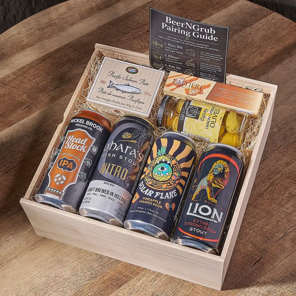 Brews, Pate & Sweet Treats Pairing Box