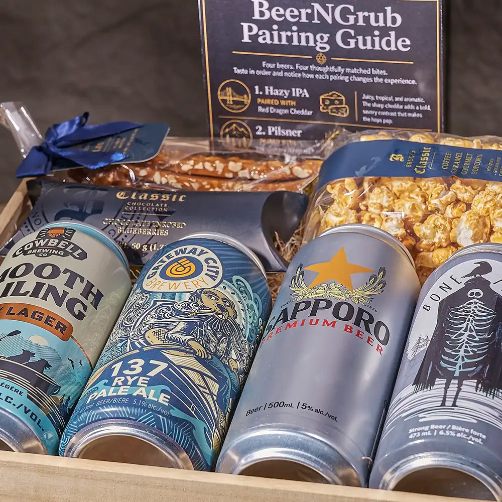 Brews, Popcorn & Sweet Bites Box