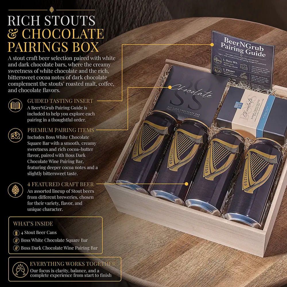 Rich Stouts & Chocolate Pairings Box