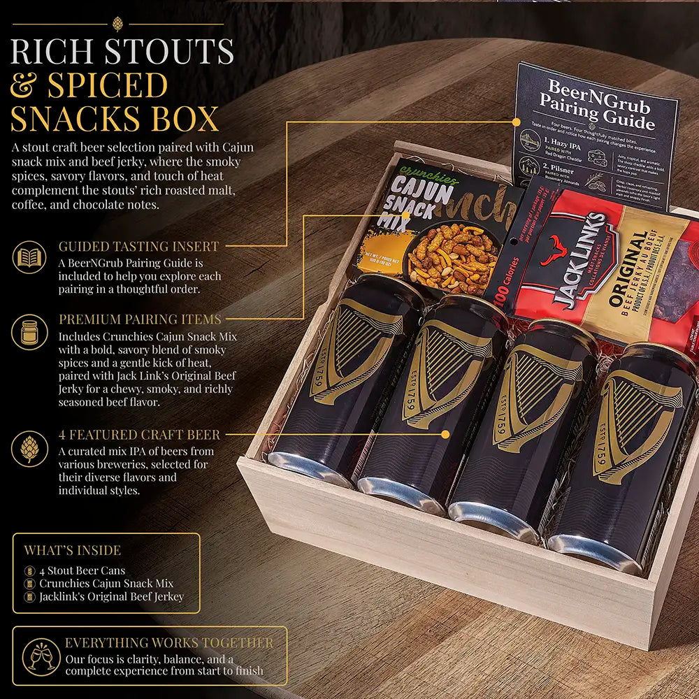 Rich Stouts &amp; Spiced Snacks Box