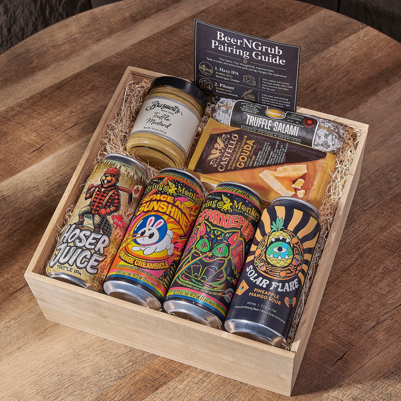 Mixed Craft Beer & Truffle Pairing Box