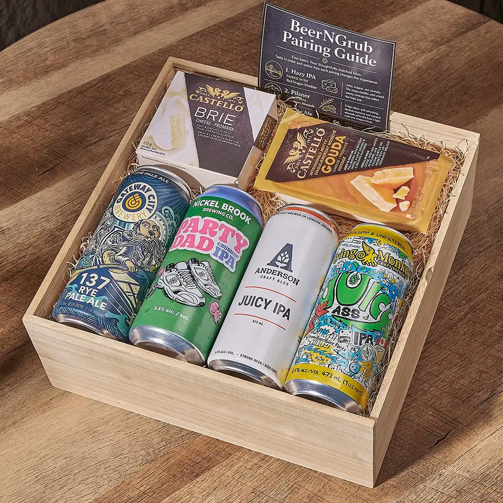 Craft Beer & Cheese Tasting Box