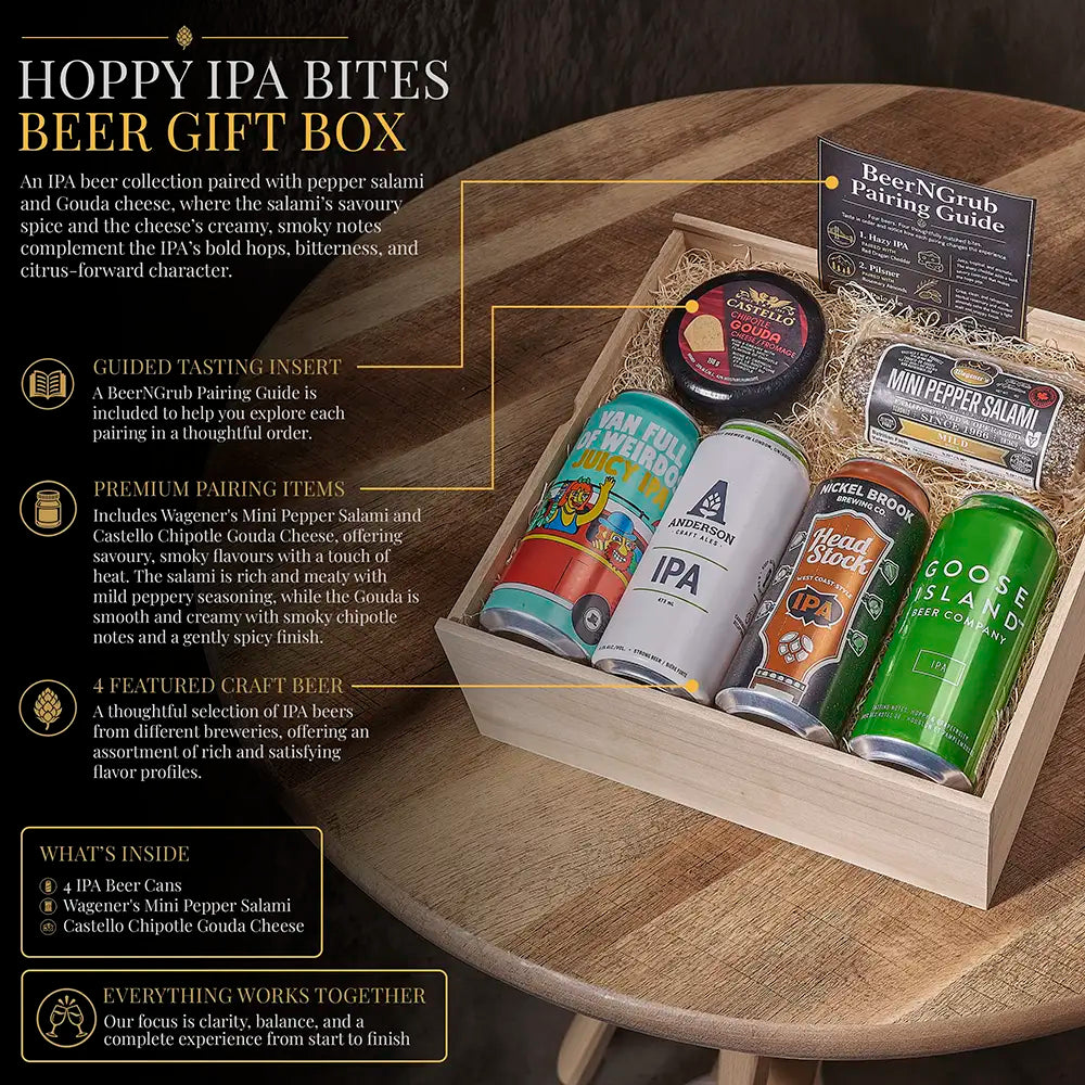 Hoppy IPA Bites Beer Gift Box