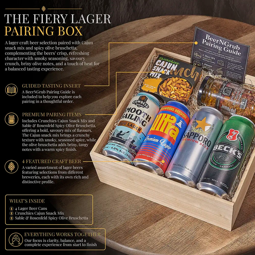 The Fiery Lager Pairing Box