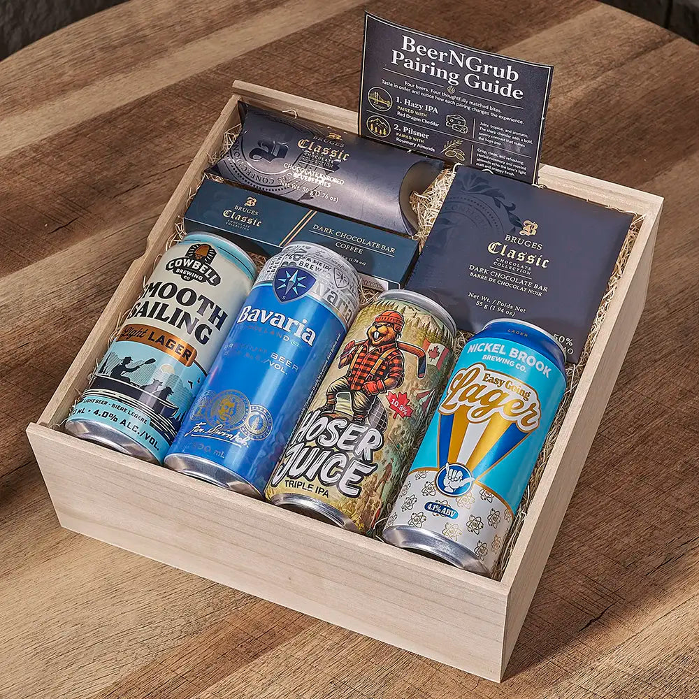 Custom Father's Day Gift Baskets - The Chocolate Brew Crew Pairing Box