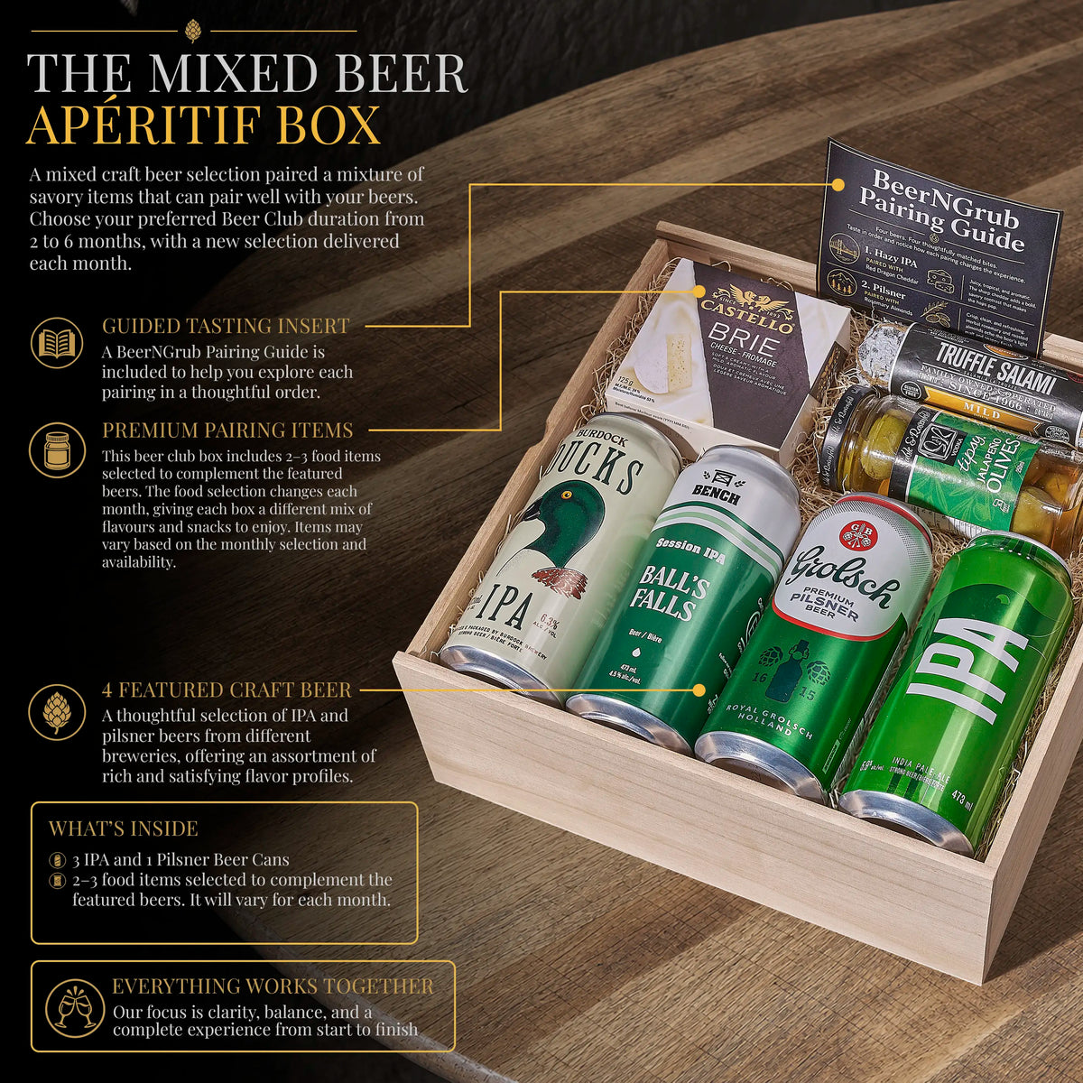 The Mixed Beer Apéritif Box