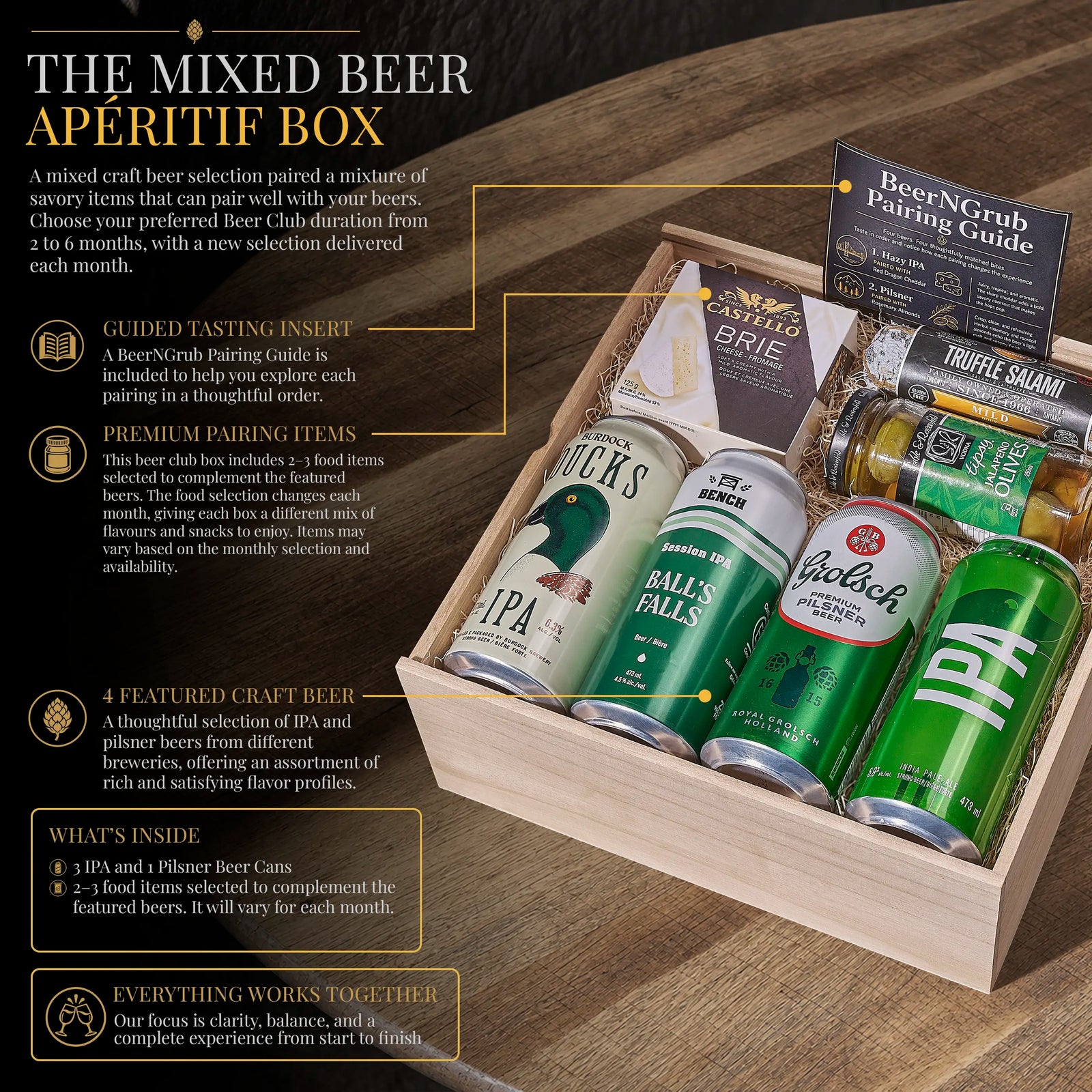 The Mixed Beer Apéritif Box