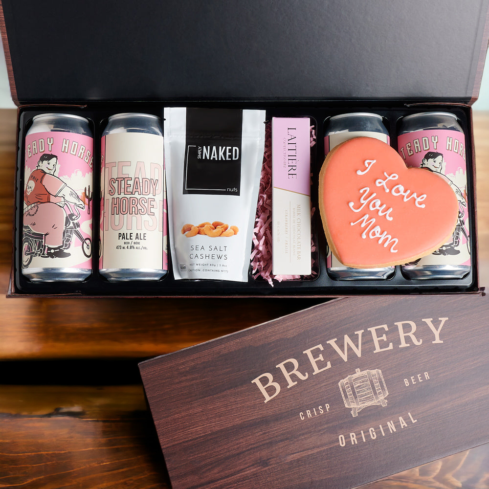 Snacks &amp; Beer Gift Box for Mom