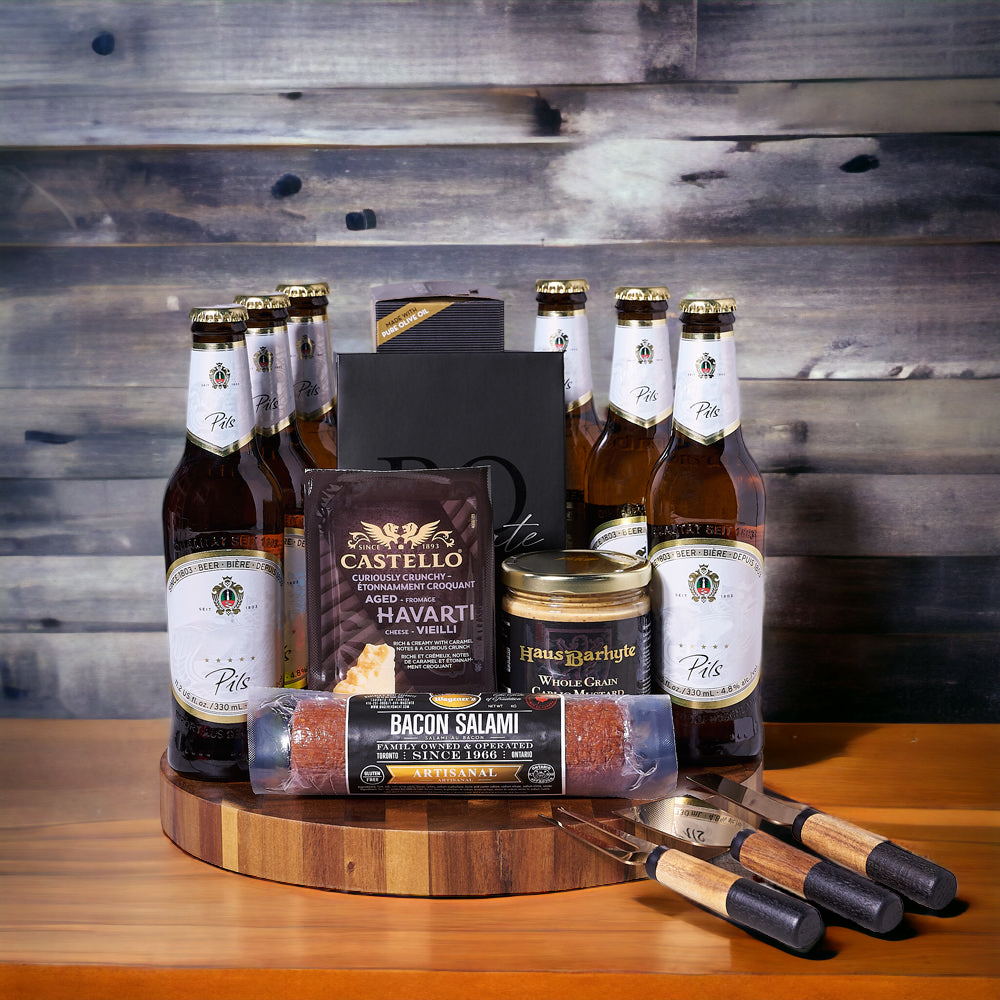 The Scrumptious Appetizer & Beer Gift Set